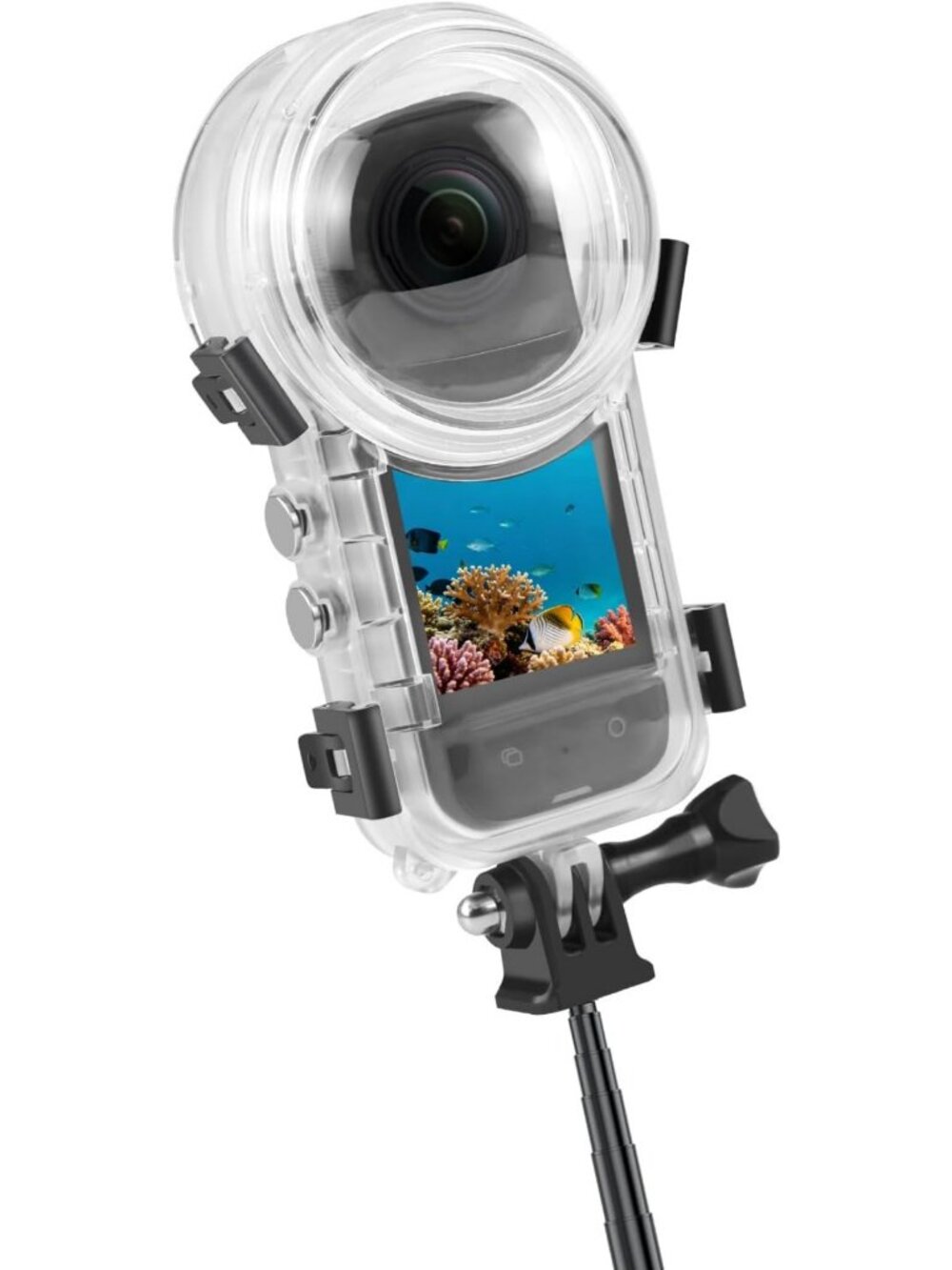 50m Waterproof Dive Case for Insta360 X4 - Invisible, Durable, Underwater Use